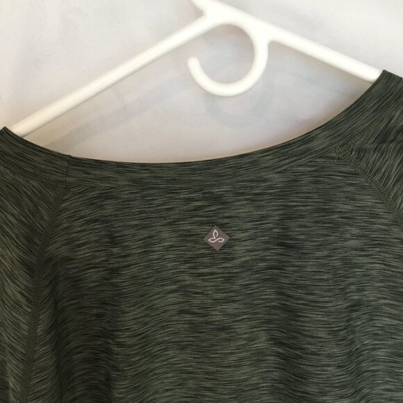 prAna Philipa Sweatshirt Stretchy Long Sleeve Drawstring Women's Sz Medium Gray - Picture 5 of 7